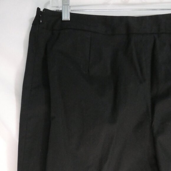 RAFAELLA | size 12 | Classic Black Dress Pants / Trousers | Side Zip Closure - Picture 10 of 16